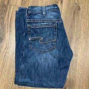 Men’s Silver Gordie Jeans 36x32